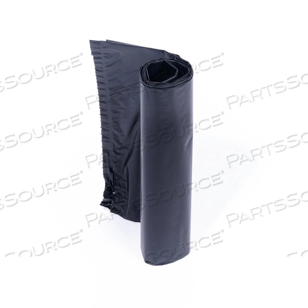 RECYCLED PGB SERIES TRASH LINER 38W X 58L 1.5 MIL 55 GAL BLACK Box of 100 bags
