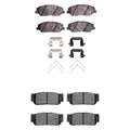R1 06-19 Kia Sedona Front Semi Met Brake Pads and Hardware Kit