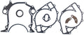 MAHLE Original Ford Country Sedan 74-69 Timing Cover Set