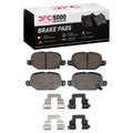 DFC 09-19 Fiat 500 (USA/Canada) Rear 5000 Advanced Ceramic Brake Pads and Hardware Kit