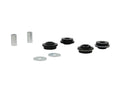 Control arm - lower inner rear bushing 4 Bushings 2 Tubes 2 Washers Grease