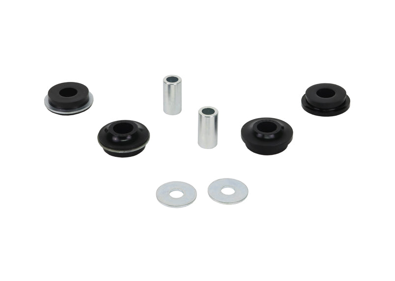 Control arm - lower inner rear bushing 4 Bushings 2 Tubes 2 Washers Grease