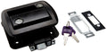 ALL METAL TRAVEL TRAILER LOCK W/KEYS BLACK