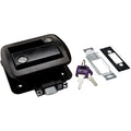 ALL METAL TRAVEL TRAILER LOCK W/KEYS BLACK