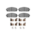 R1 14-14 Jeep Cherokee Front Semi Met Brake Pads and Hardware Kit