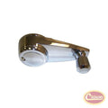 Left Door Weatherstrip for 1997-2006 Jeep TJ Wrangler w/ Half Steel Doors Crown Automotive