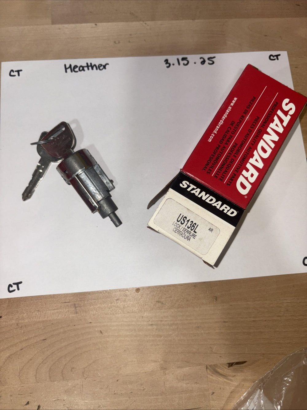 STANDARD IGN auto part