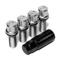 Vossen 30mm Lock Bolt - 14x1.25 - 17mm Hex - Cone Seat - Silver (Set of 4)