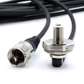 Rugged Radios 17 Ft Antenna Coax Cable with 3/8 NMO (TM) Thick Mount
