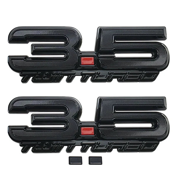 UPR 3.5 Twin Turbo Fender Emblem Pair (fits F-150 Explorer F-150 Raptor Flex Expedition) 3674-054