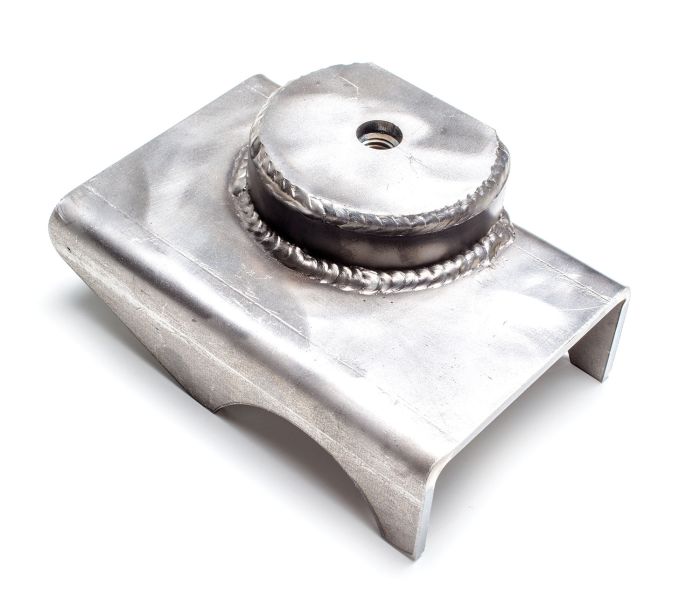 ~(3.3 lbs. 7X7X4)~ TJ Dana 44/60 Front Axle Bracket - Spring Pad - Driver
