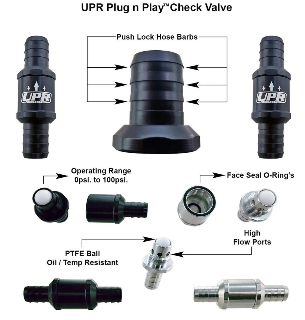 Billet Check Valve 11mm-3/8in