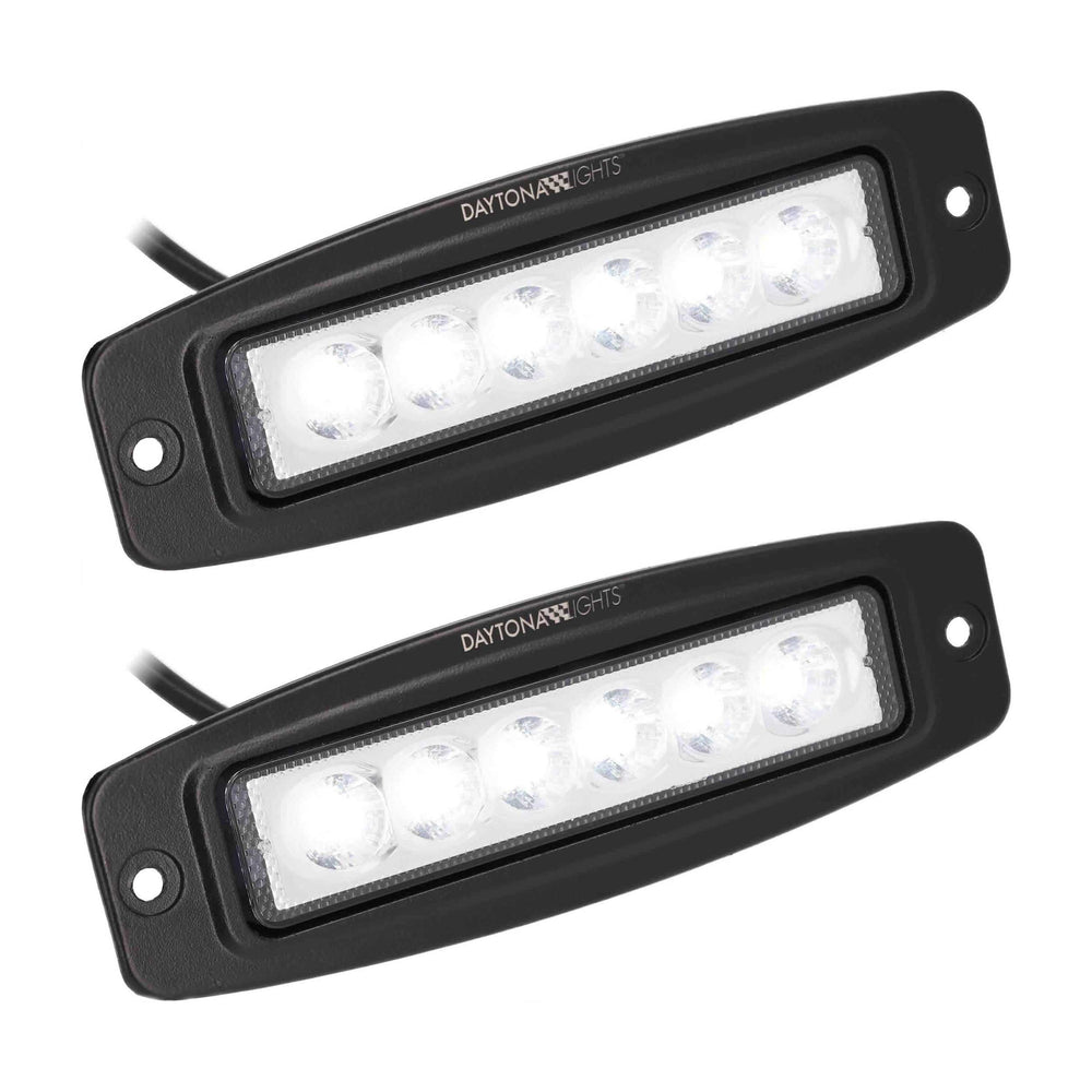 1.5 X 3 INCH BLUE FLUSH MOUNT AUXILIARY ACCENT LIGHTING POD