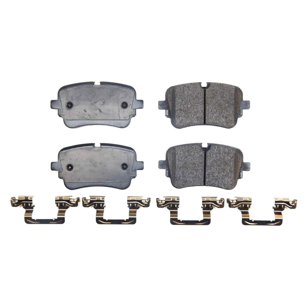 Power Stop Z17 EVO CERAMIC PAD W/HDW Audi A8 Quattro 2020-21 Audi e-tron Quattro 2020-22 Audi e-tron Sportback 2020-22 Audi Q7 2020-25 Audi Q8 2020-25 Audi S6 2020-25 Audi S7 2020 Audi S7 Sportback 2020-25 Audi S8 2020-25 Audi SQ7 2020-25 Audi S