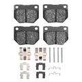 DFC 06-07 Subaru Impreza Rear 5000 Advanced Semi Metallic Brake Pads and Hardware Kit