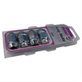 McGard Hex Lug Nut (Cone Seat Bulge Style) M14X1.5 / 22mm Hex / 1.635in. Length (4-Pack) - Chrome
