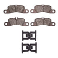 R1 09-09 Porsche Cayenne Rear Semi Met Pads & Hardware Kit