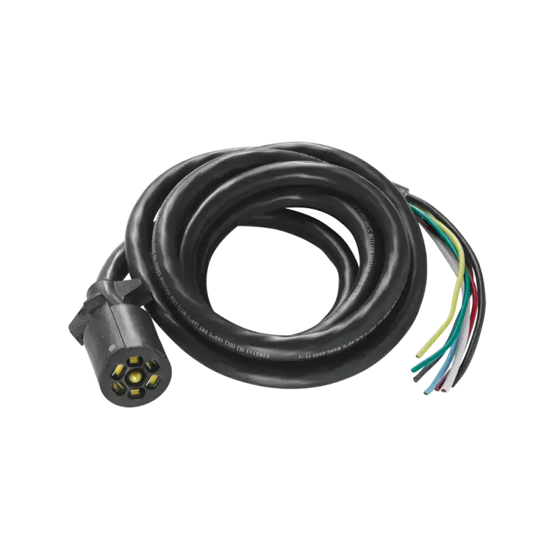 WIRING CONNECTOR 7WAY TRAILER END 8 FT LENGTH WIRE