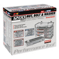 1200PC NUT & BOLT ASSORTMENT