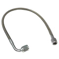 Fragola -4AN PFTE Hose Assembly Straight x 90 Degree 30in