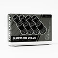 Kansei Premium Branded Black Valve Stems (Set of 4)