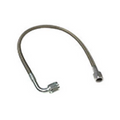 Fragola -4AN PFTE Ext Black Hose Assembly Straight x Straight 24in