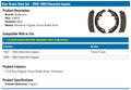 RELINED BRAKE SHOE