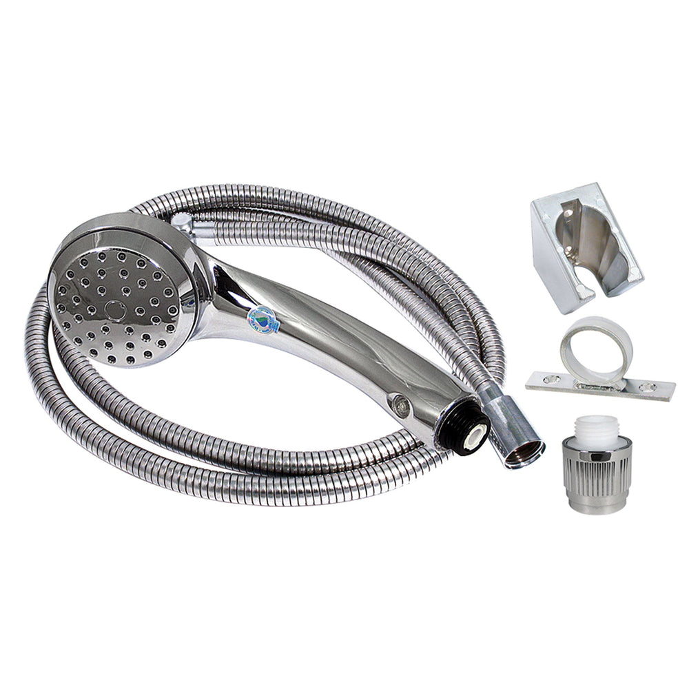 AIRFUSION SHOWER HEAD KIT SEPARATE FLOW CONTROLLER CHROME
