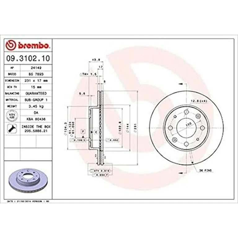 DISC BRAKE ROTOR