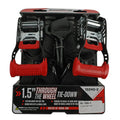 SpeedStrap 1 1/2In UTV Through the Wheel Tie-Down - Black (Pair of 2)