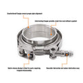Mishimoto Stainless Steel V-Band Clamp 3.5in. (88.9mm)