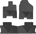 WeatherTech 2017+ Honda Ridgeline Rear Rubber Mats - Black