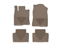 WeatherTech 2016+ Honda Civic Sedan / Coupe Rear Rubber Mats - Tan