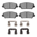 R1 14-18 Kia Forte Koup Front Semi Met Brake Pads and Hardware Kit