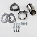 Granatelli 2.5in 304SS Turn Down w/3-Bolt Flange & Gaskets (Pair)