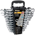 22PC CRV WRENCH SET W/RACKS