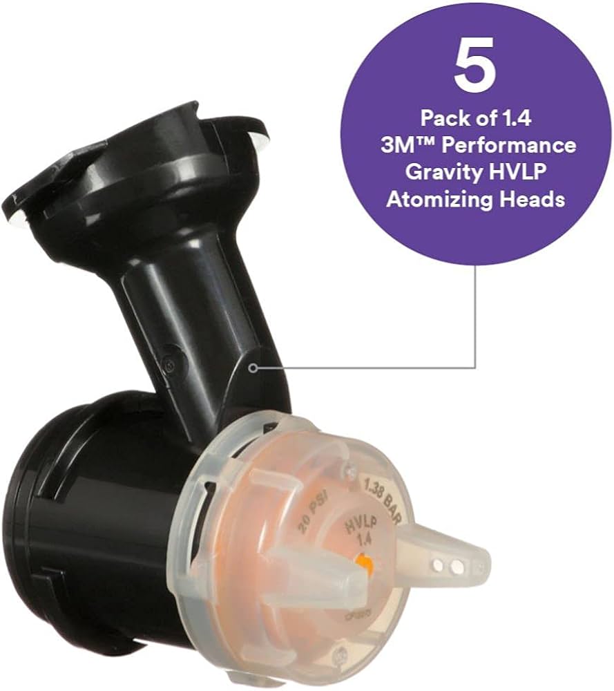 3M PERFORMANCE GRAVITY HVLP ATOMIZ