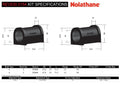 Control arm - lower inner rear bushing 2 Bushings Grease