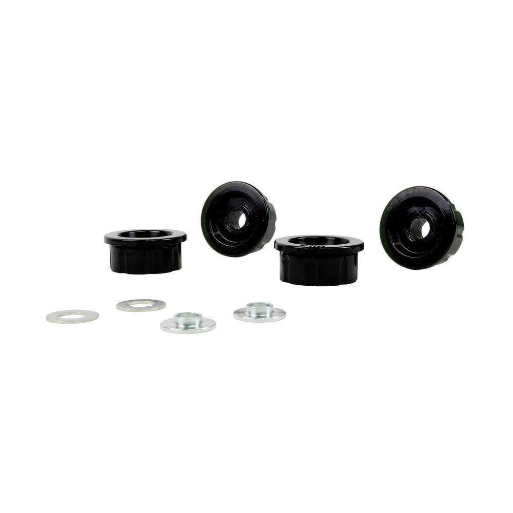 Control arm - lower inner rear bushing 4 Bushings 4 Washers Install Guide Grease