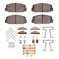 DFC 70-79 Toyota Corolla (US/Canada) Front 5000 Advanced Semi Metallic Brake Pads and Hardware Kit