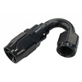 Fragola -6AN x 150 Degree Power Flow Hose End - Black