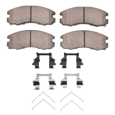 R1 88-89 Toyota Celica Front Semi Met Pads & Hardware Kit