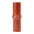 HPS Performance 3 ID 4 Long High Temp 4-ply Aramid Reinforced Silicone Hump Coupler Hose Orange (76mm ID 102mm Length)