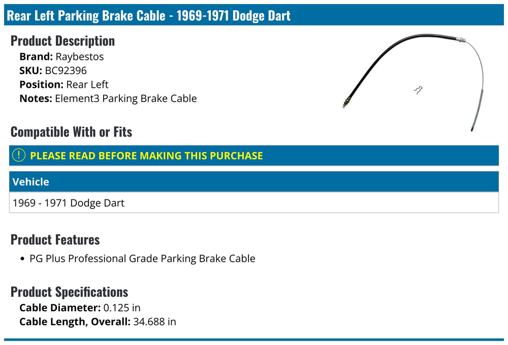 BRAKE CABLE