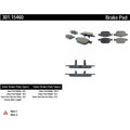 PREMIUM CERAMIC BRAKE PADS WITH SHI