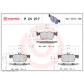 Brembo OE 21-23 Ford Bronco Sport/20-23 Escape/Maverick/Lincoln Corsair Low-Met Brake Pad - Rear