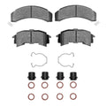 DFC 84-88 Pontiac 6000 Rear 5000 Advanced Semi Metallic Brake Pads and Hardware Kit