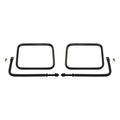 (1) Left or Right Black Textured Trail Mirror for 76-18 Jeep CJs, YJ, TJ, JK, JL RT Off Road