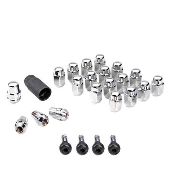 WHEEL INSTALLATION KITS WITH GORILLA LOCKS ACORN BULGE SEAT (3/4IN HEX) 7/16