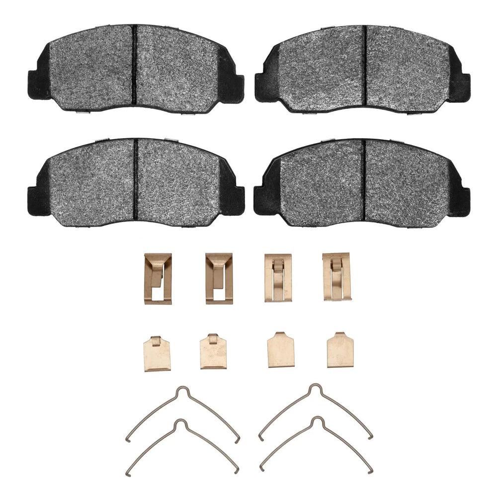 R1 82-84 Mazda B2200 Front Semi Met Pads & Hardware Kit